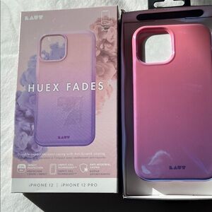 Huex Fades Pink to Purple Gradient iPhone 12 / 12 Pro Case